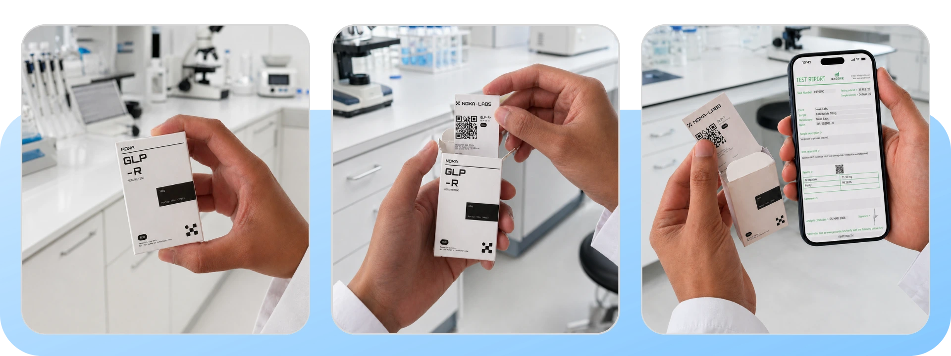 Steps to verify your Noxa Labs product